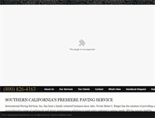 Tablet Screenshot of ipspaving.com